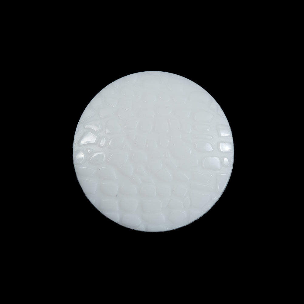 White Plastic Pebbled Shank Back Button - 36L/23mm - Joann Fabrics