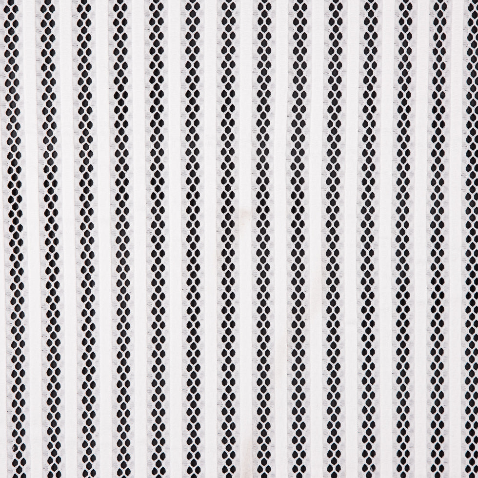 Ecru Ribbed Knit/Novelty Netting - Joann Fabrics