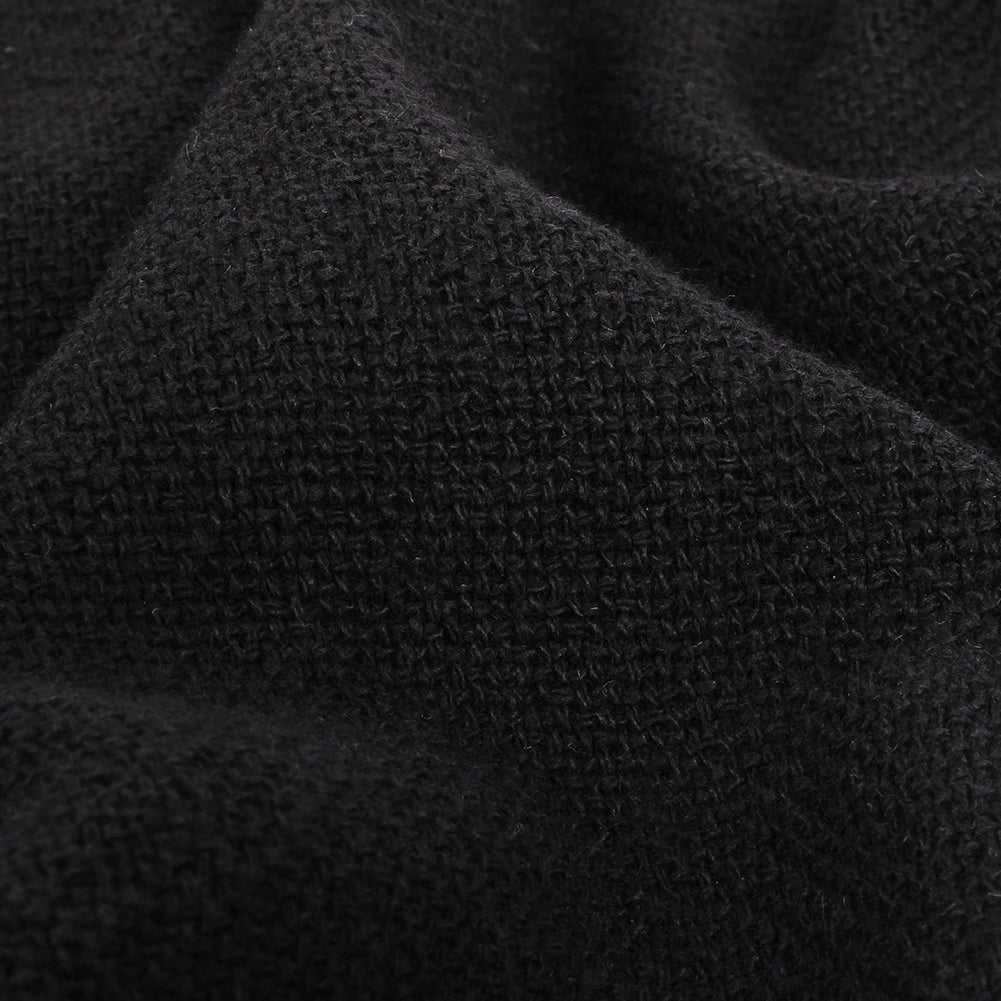 Black Basketwoven Chunky Cotton Coating - Joann Fabrics