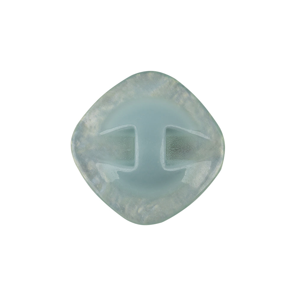 Powder Blue Iridescent Rounded Square Self Back Plastic Button - 36L/23mm - Joann Fabrics