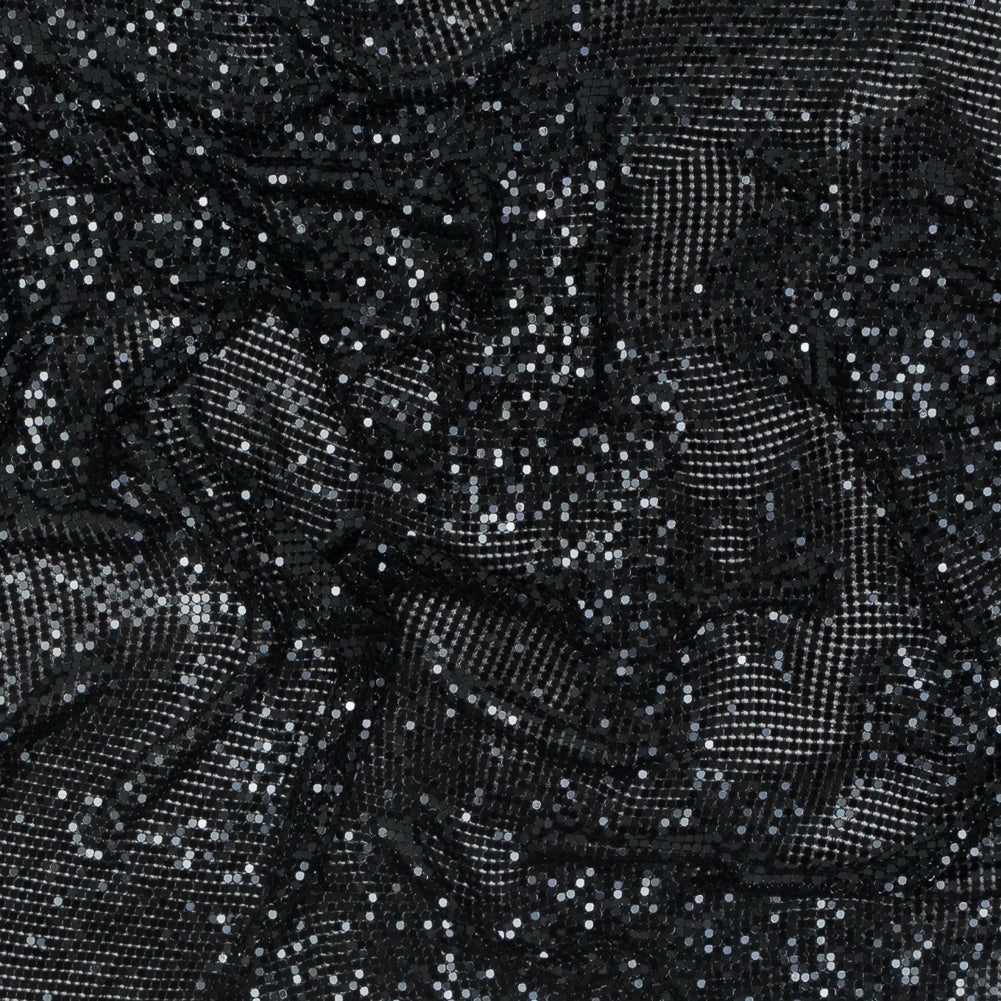 Mood Exclusive Joan Black Tubular Chainmail Fabric - Joann Fabrics