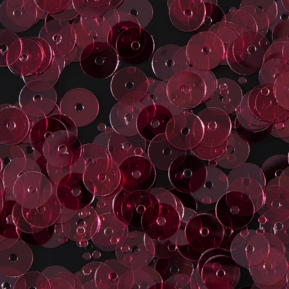 Bag of Ruby Transparent Bright Loose Sequins - 6mm - Joann Fabrics