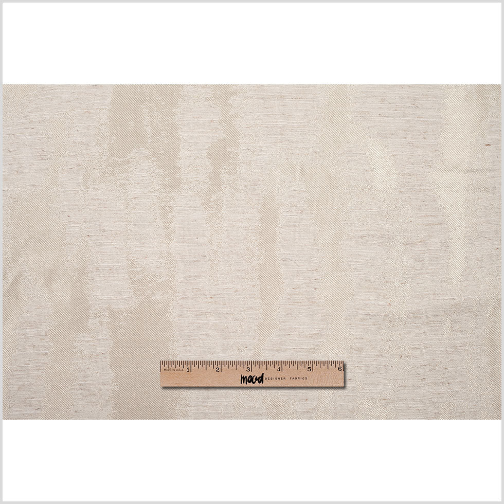 Metallic Gold/Ivory Polyester Woven - Joann Fabrics