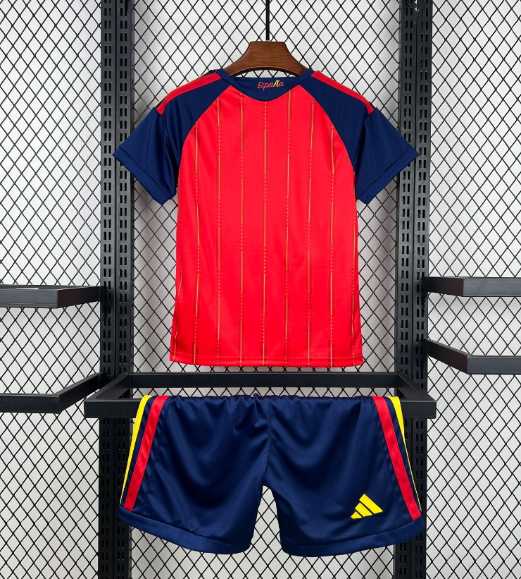 2026 Spain Home Football Shirt 1:1 Thai Quality Kids Size