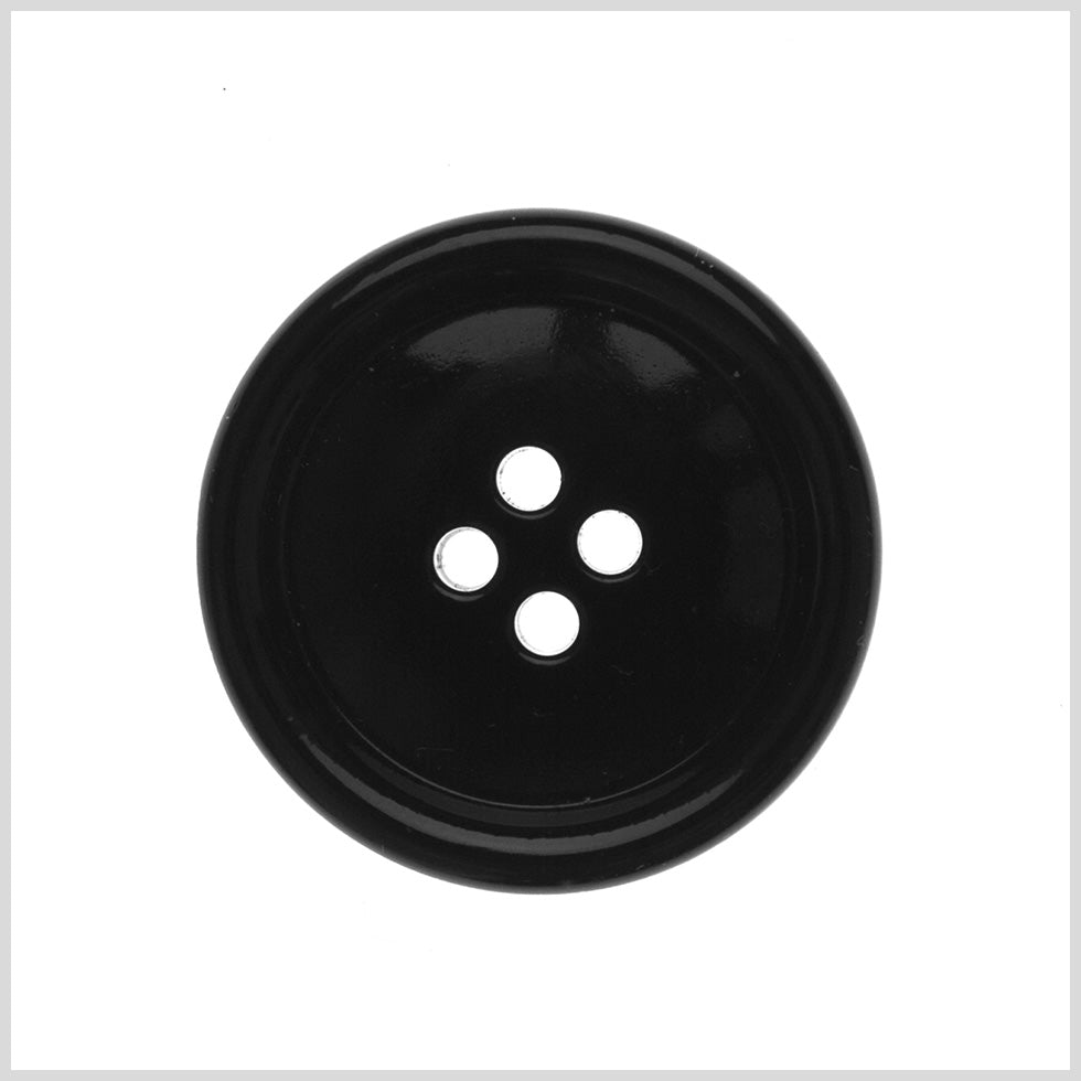 Black Glass Button - 44L/28mm - Joann Fabrics