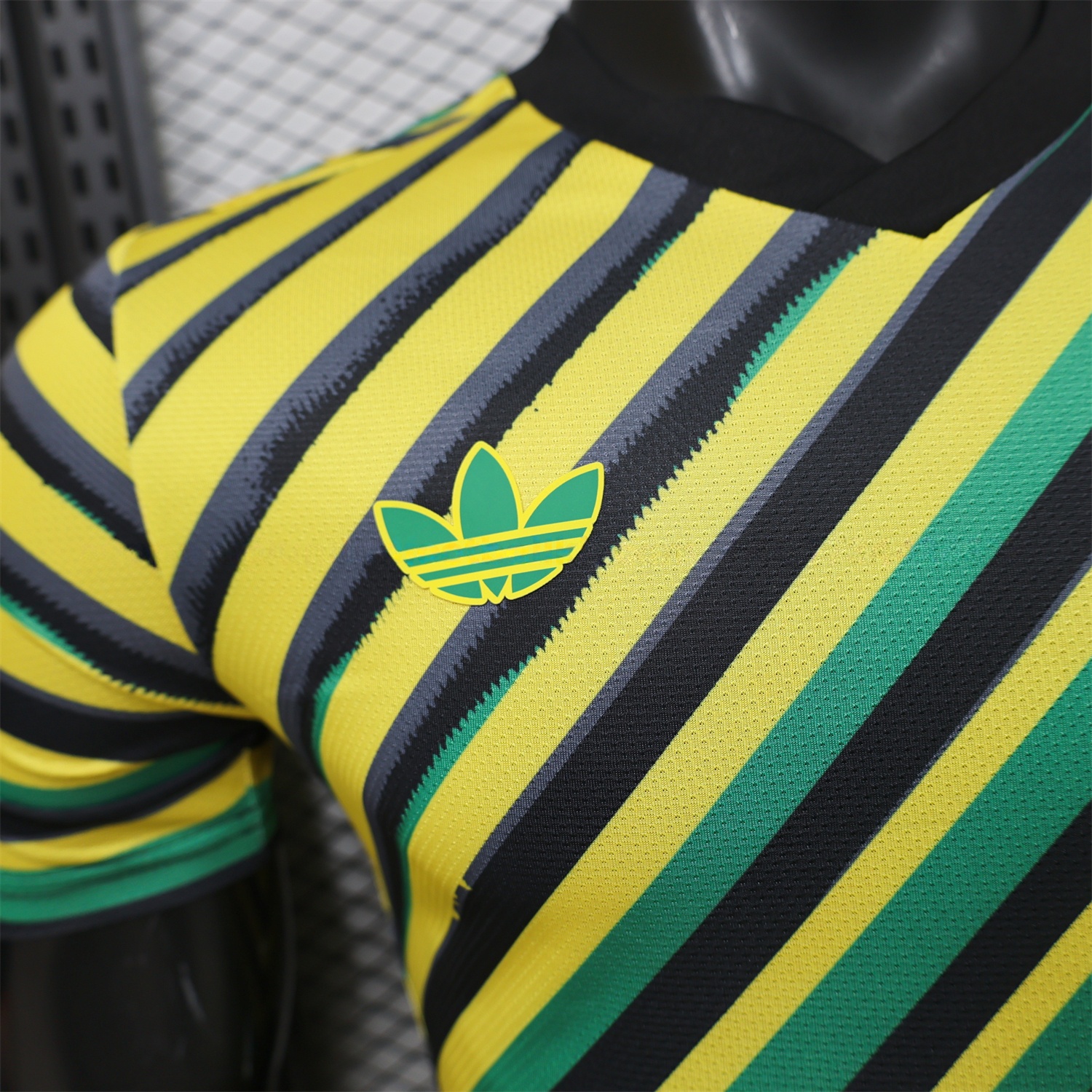 Jamaica 2026 Yellow-Green Twill Jersey - Player Version - UnitedFutballJersey