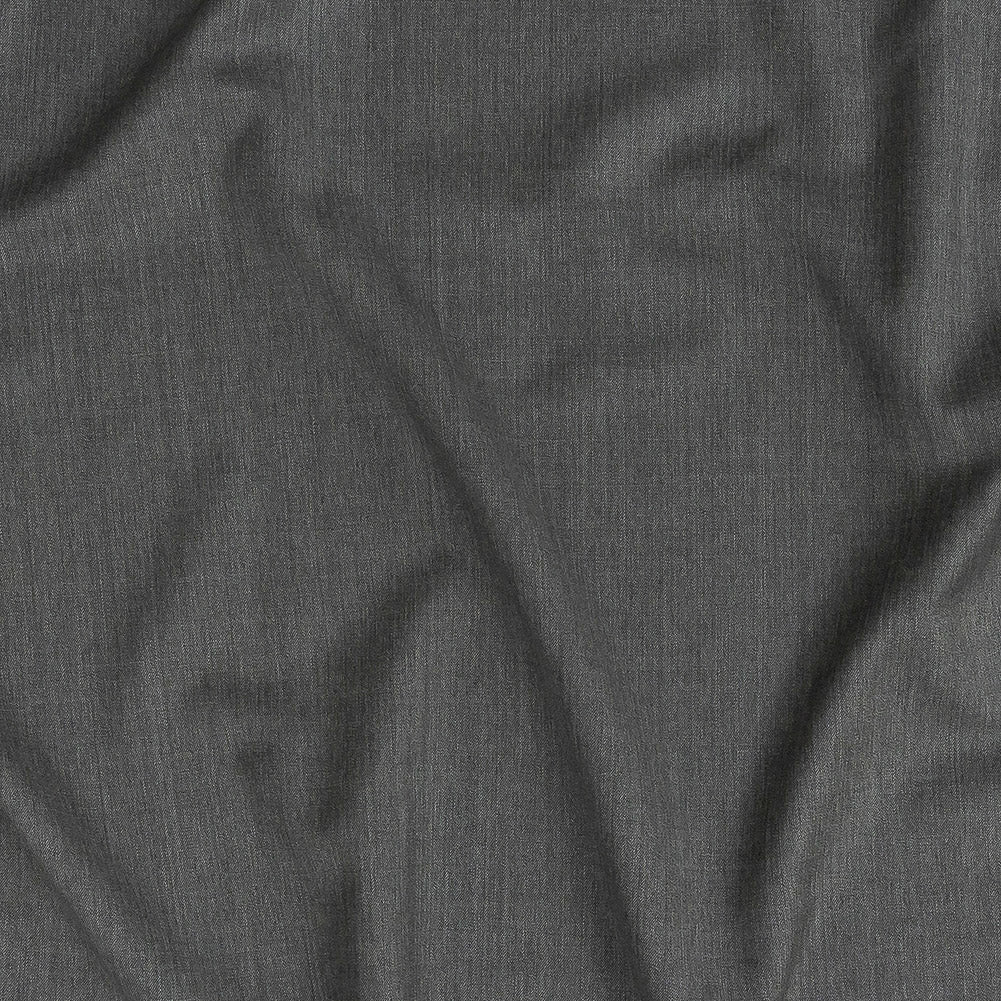 Super 120 Light Heathered Gray Gabardine Wool Suiting - Joann Fabrics
