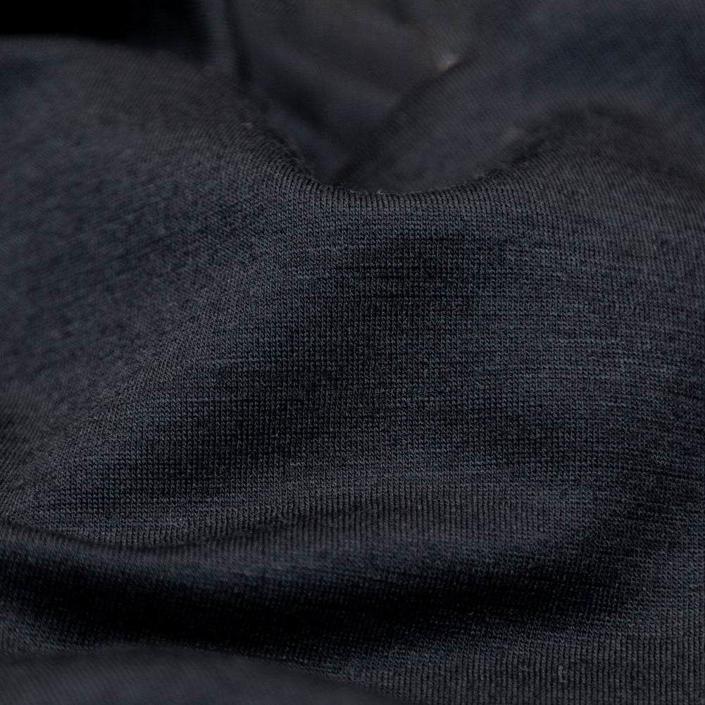 Black Rayon and Wool Double Knit - Joann Fabrics