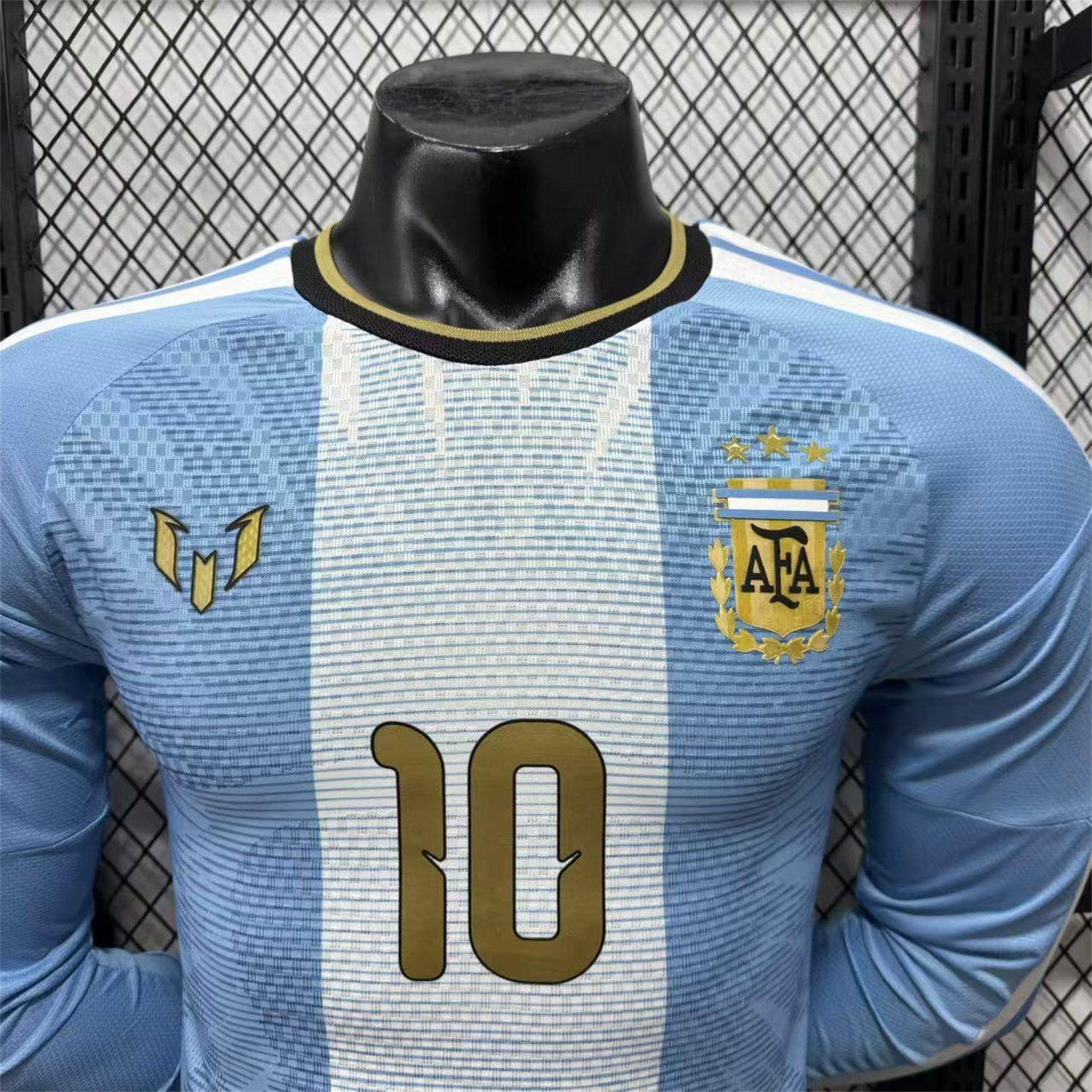 (MESSI #10) Argentina 2026 Messi Last Match Long Sleeves Special Jersey - Player Version - UnitedFutballJersey