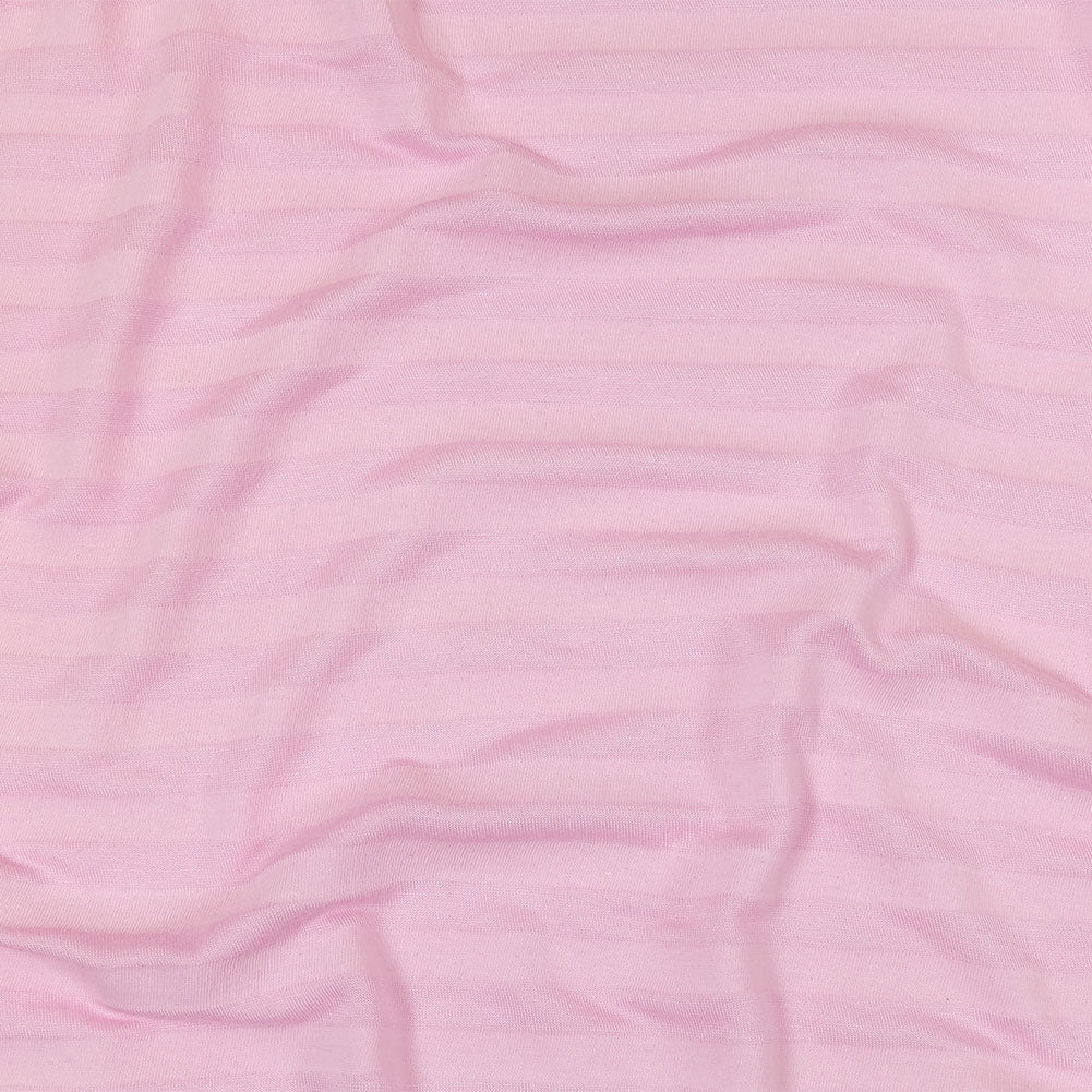 Baby Pink Tonal Stripes Cotton and Rayon Jersey - Joann Fabrics