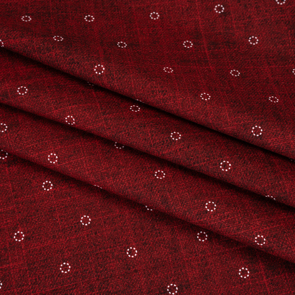 Printed Quilting Cotton by Ghazal Razavi for FIGO Studio - Wine Stitches Circles - Stash Collection - Joann Fabrics