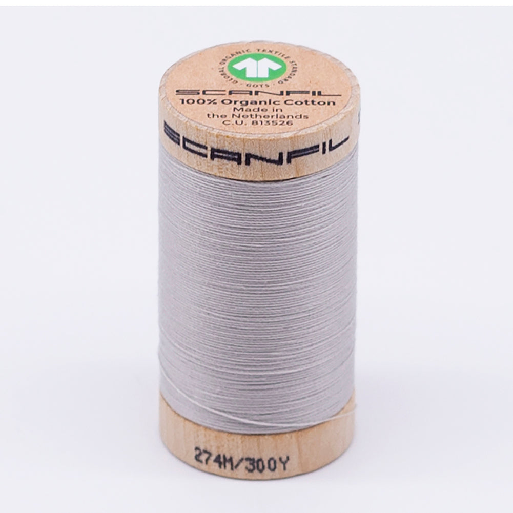 SCANFIL® 30wt Organic Pima Cotton Thread 300 yds - 4856 Silver Cloud - Joann Fabrics