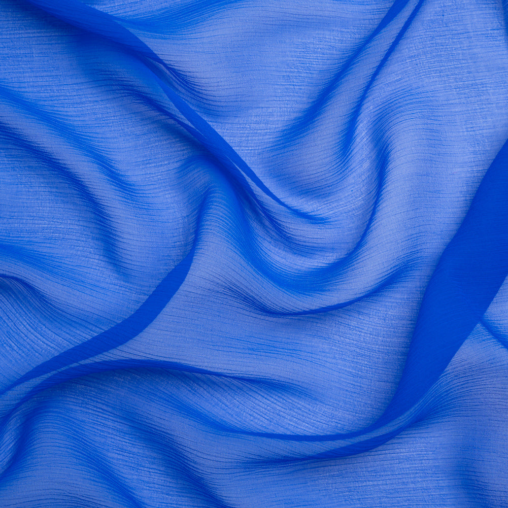 Crinkled Silk Chiffon - Princess Blue - Premium Collection - Joann Fabrics