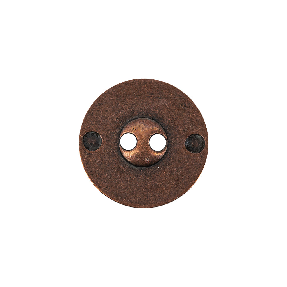 Italian Copper Floral Metal Button - 30L/19mm - Joann Fabrics