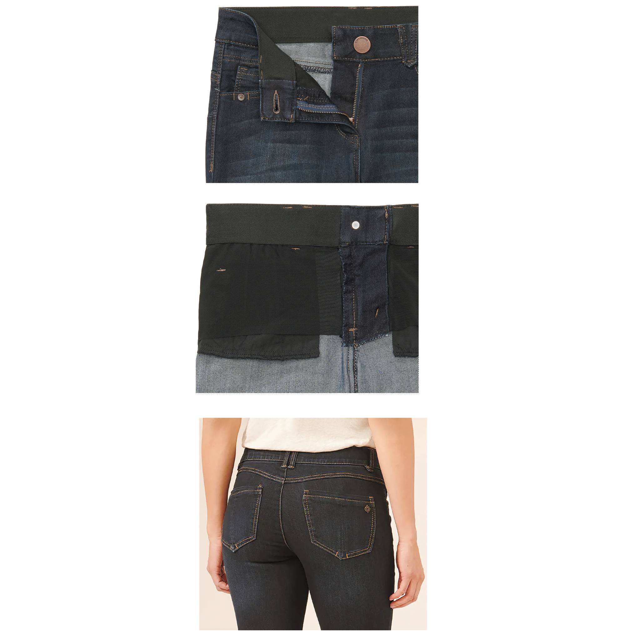 Dark Indigo Democracy Itty Bitty Bootcut Jeans - Northstyle Catalog