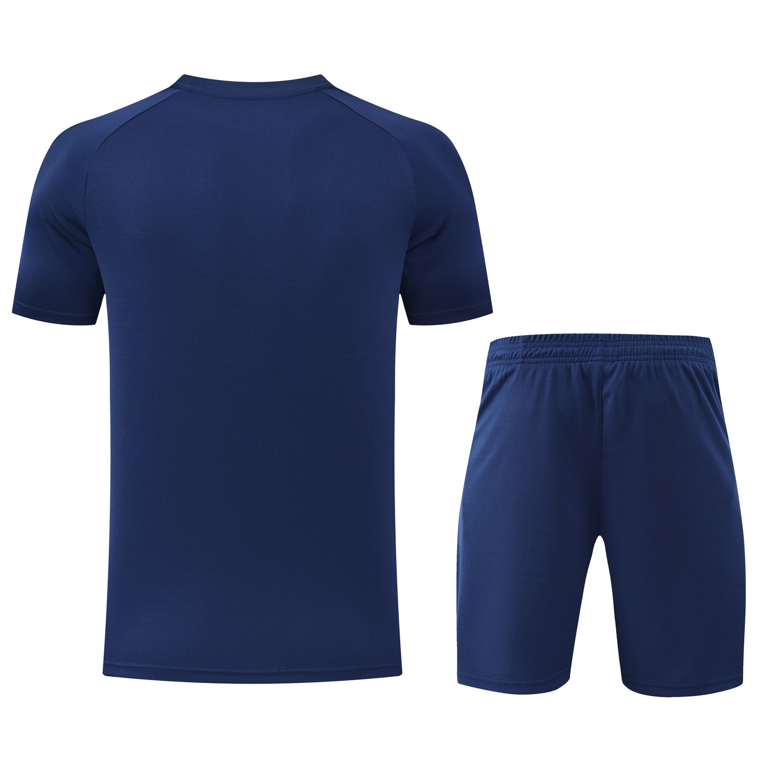 France 2026 Short-Sleeve Training Set - Deep Blue Top & Deep Blue Shorts - UnitedFutballJersey