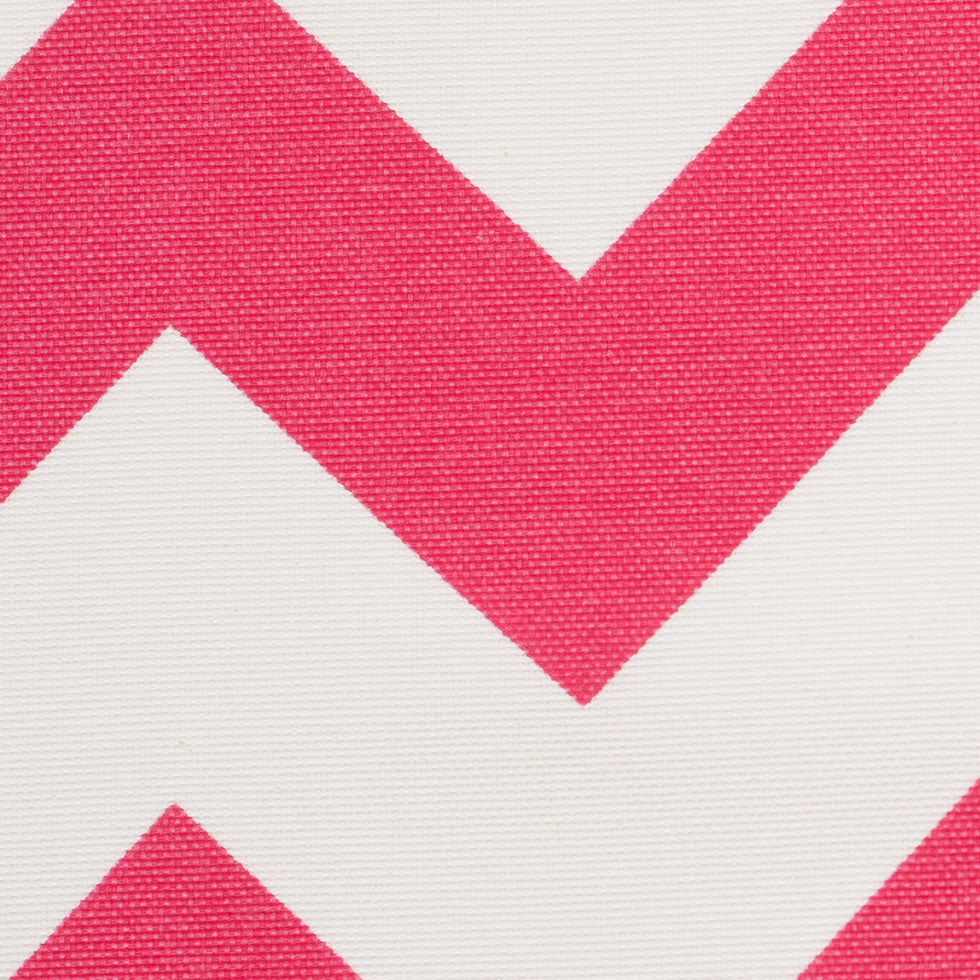Spanish Pink/White Geometric Poly-Cotton Woven - Joann Fabrics
