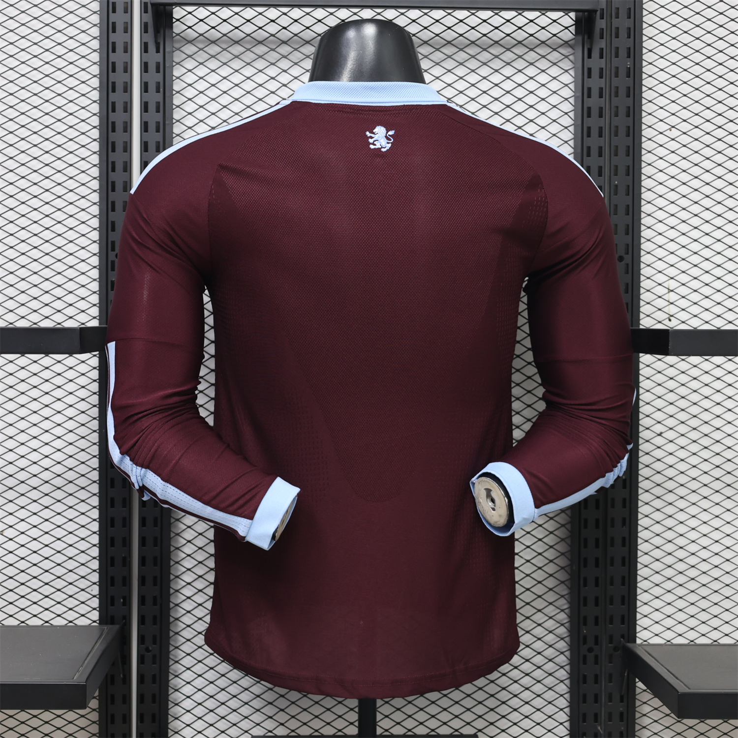 Aston Villa 26-27 Home Long Sleeves Jersey With Sponsors - Player Version - UnitedFutballJersey