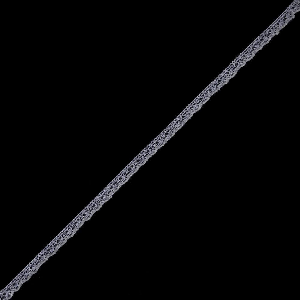 Silver European Crochet Trim - 0.375
