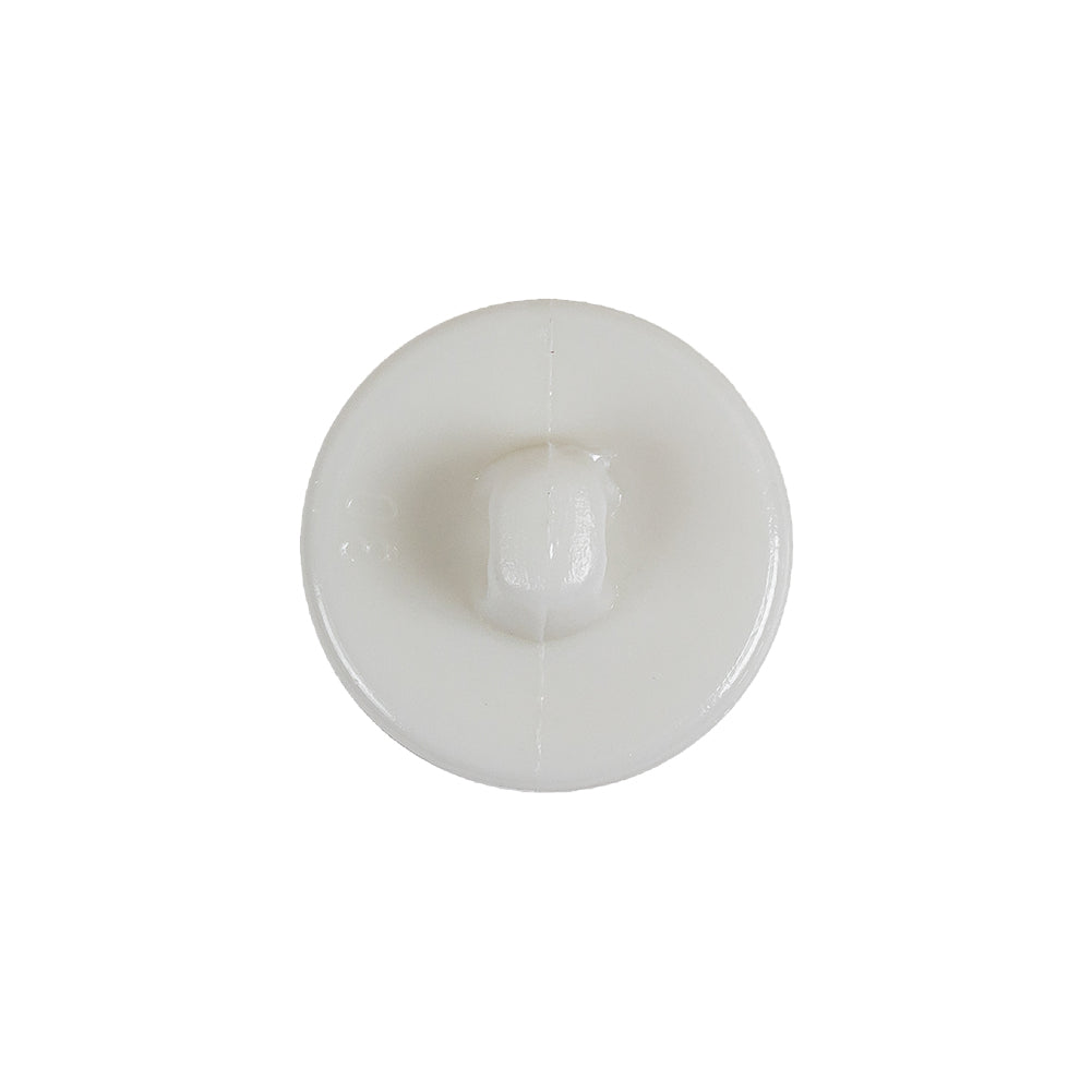 Italian White Floral Etched Shank Back Button - 30L/19mm - Joann Fabrics