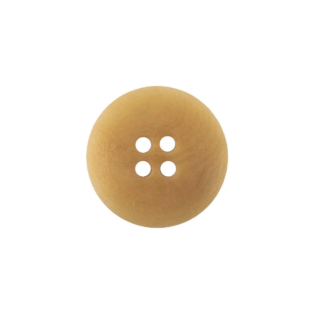 Ivory and Brown Two-Tone 4-Hole Plastic Button - 30L/19mm - Joann Fabrics