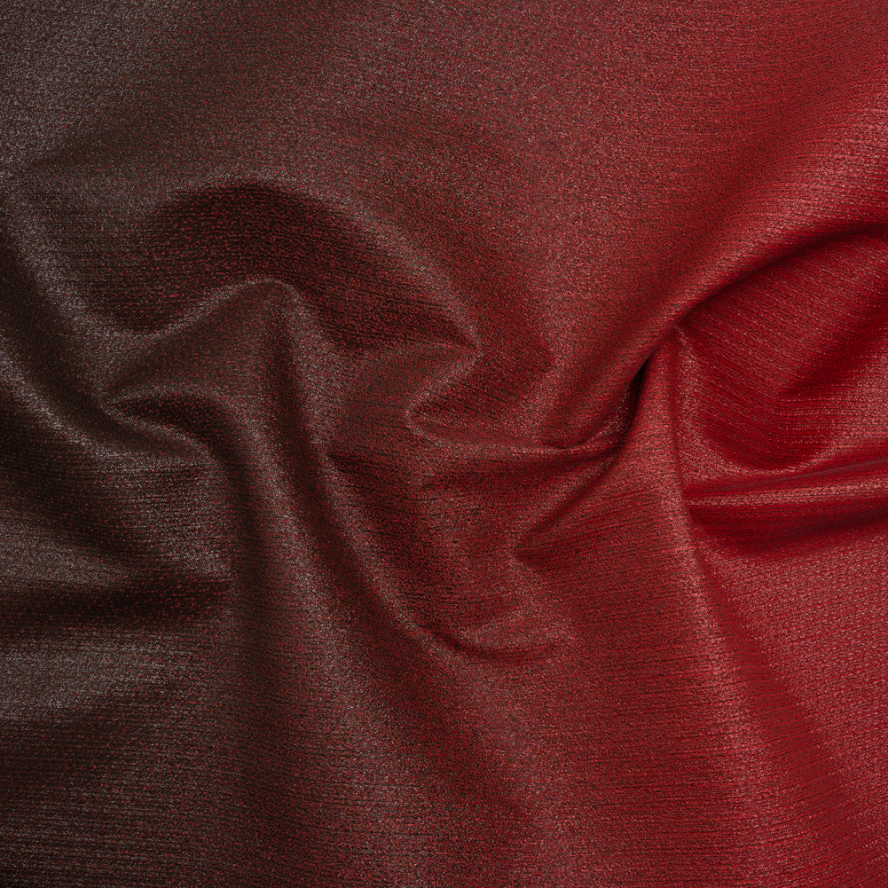 Metallic Luxury Brocade - Red and Black Crackled Ombre - Joann Fabrics
