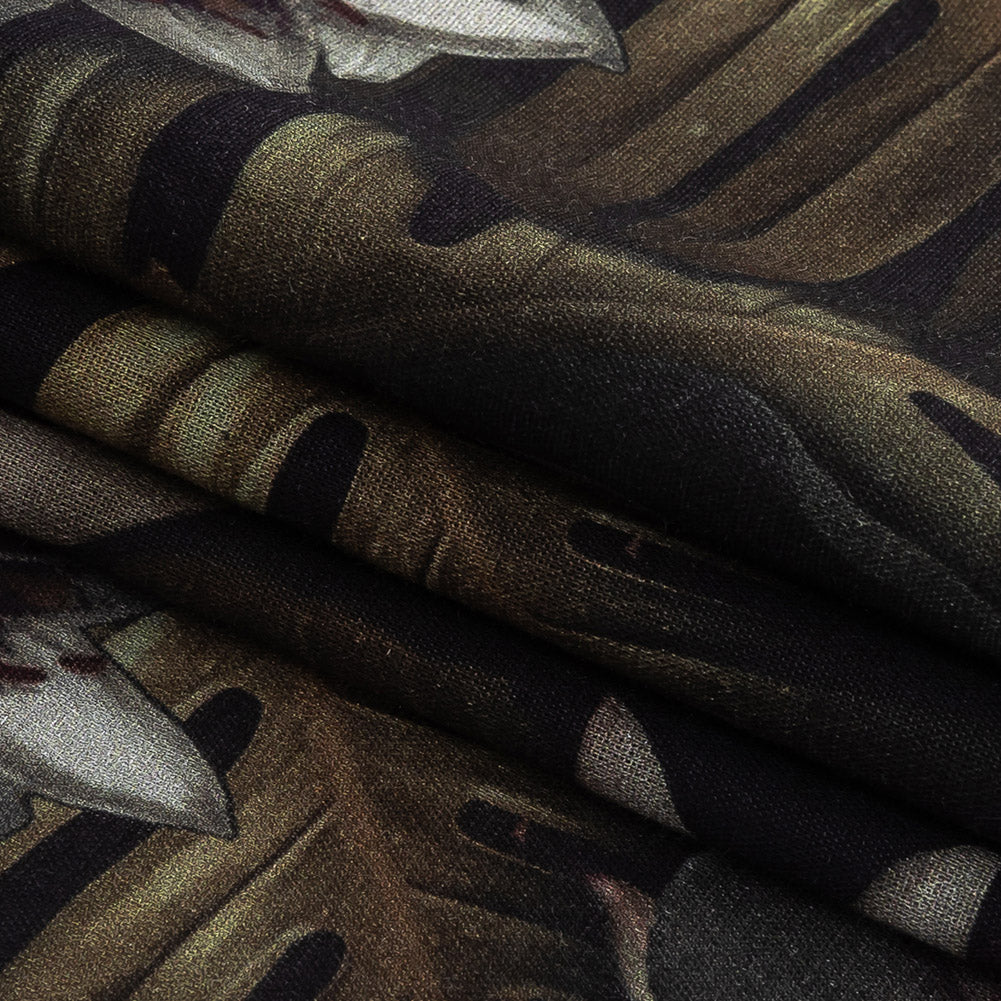 Mercerized Organic Egyptian Cotton Voile - Shadow Lilies - Toulouse Collection - Joann Fabrics