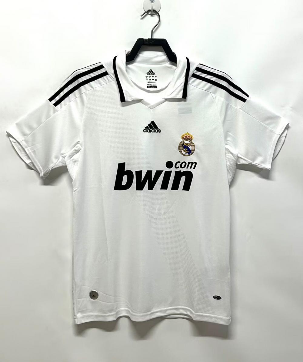 2008/2009 Retro Real Madrid Home Football Shirt 1:1 Thai Quality