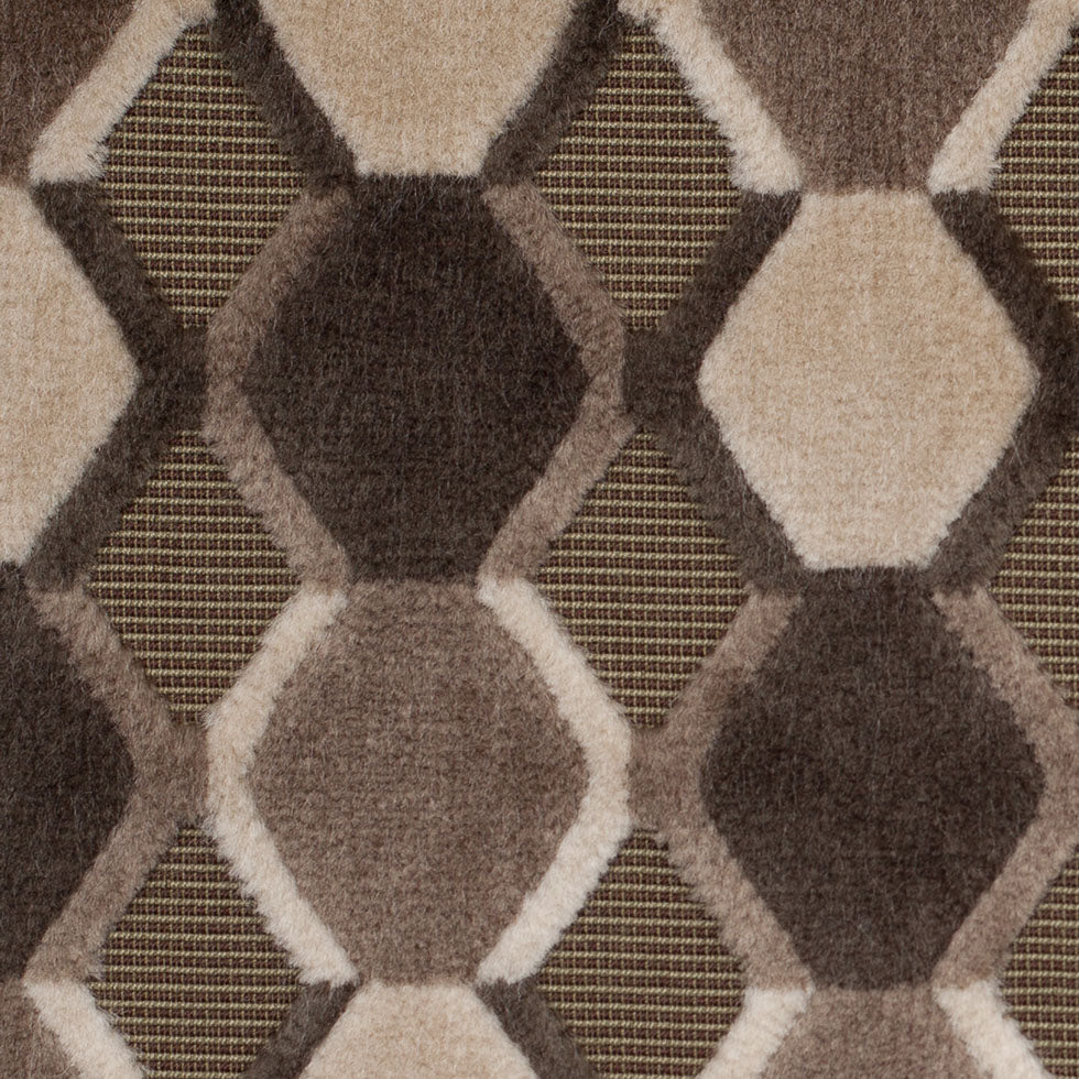 Gray/White Geometric Velvet - Joann Fabrics