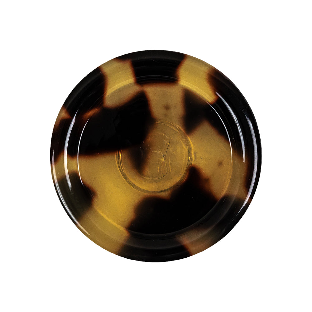 Golden Beige and Black Tortoiseshell Translucent Shank Back Plastic Button - 42L/27mm - Joann Fabrics