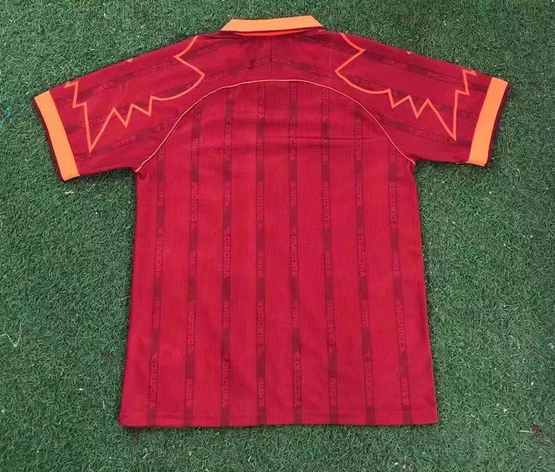 1999/2000 Retro Roma Home Soccer Jersey