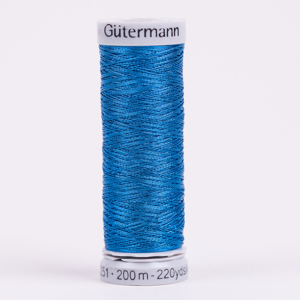 Gutermann Metallic Thread 200m - 483 Petrol - Joann Fabrics