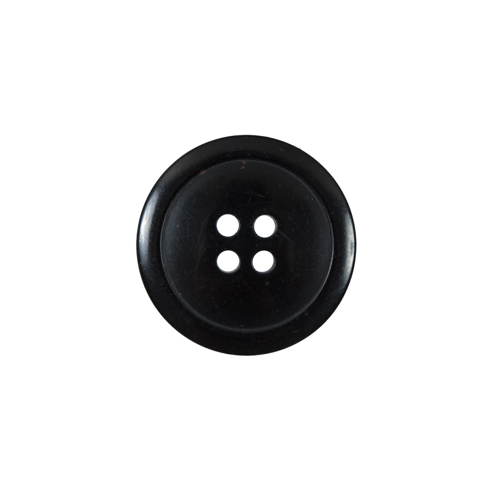 Black 4-Hole Plastic Button - 30L/19mm - Joann Fabrics