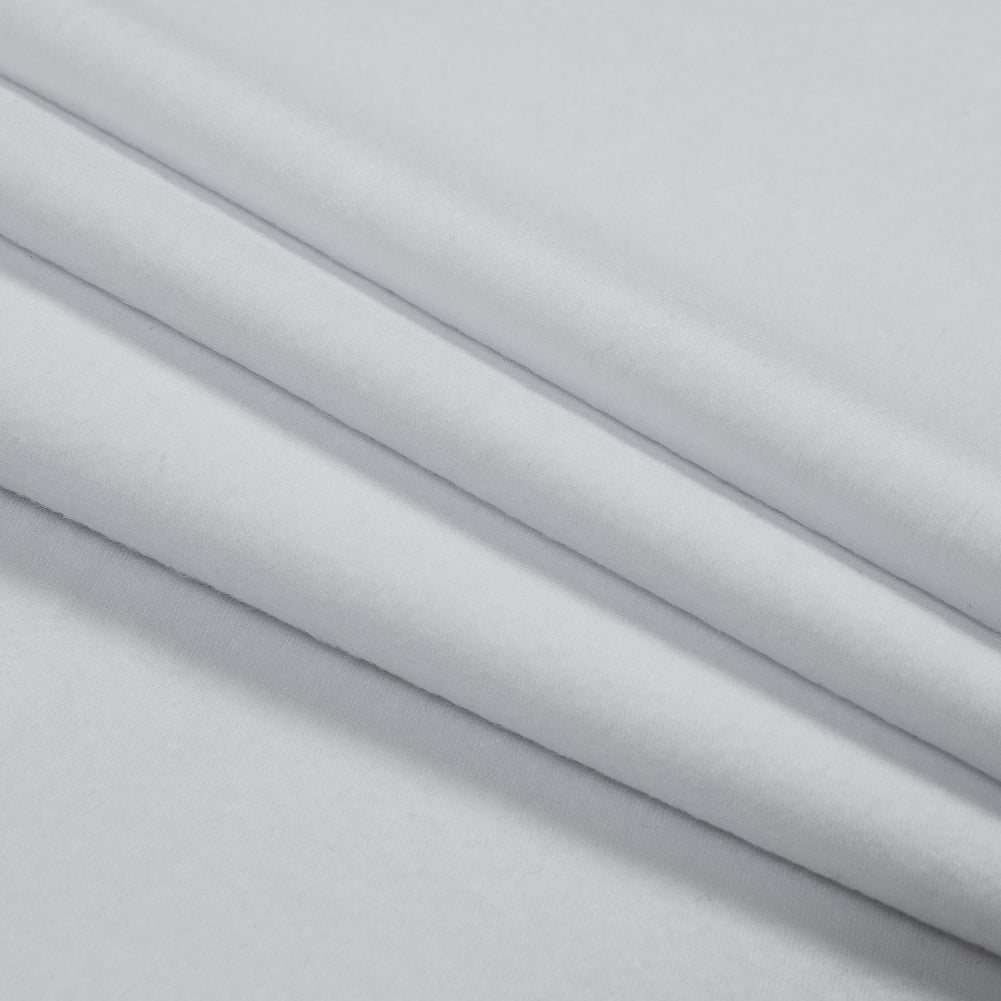 Bamboo and Cotton Stretch Knit Fleece - White - Jessamyn Collection - Joann Fabrics