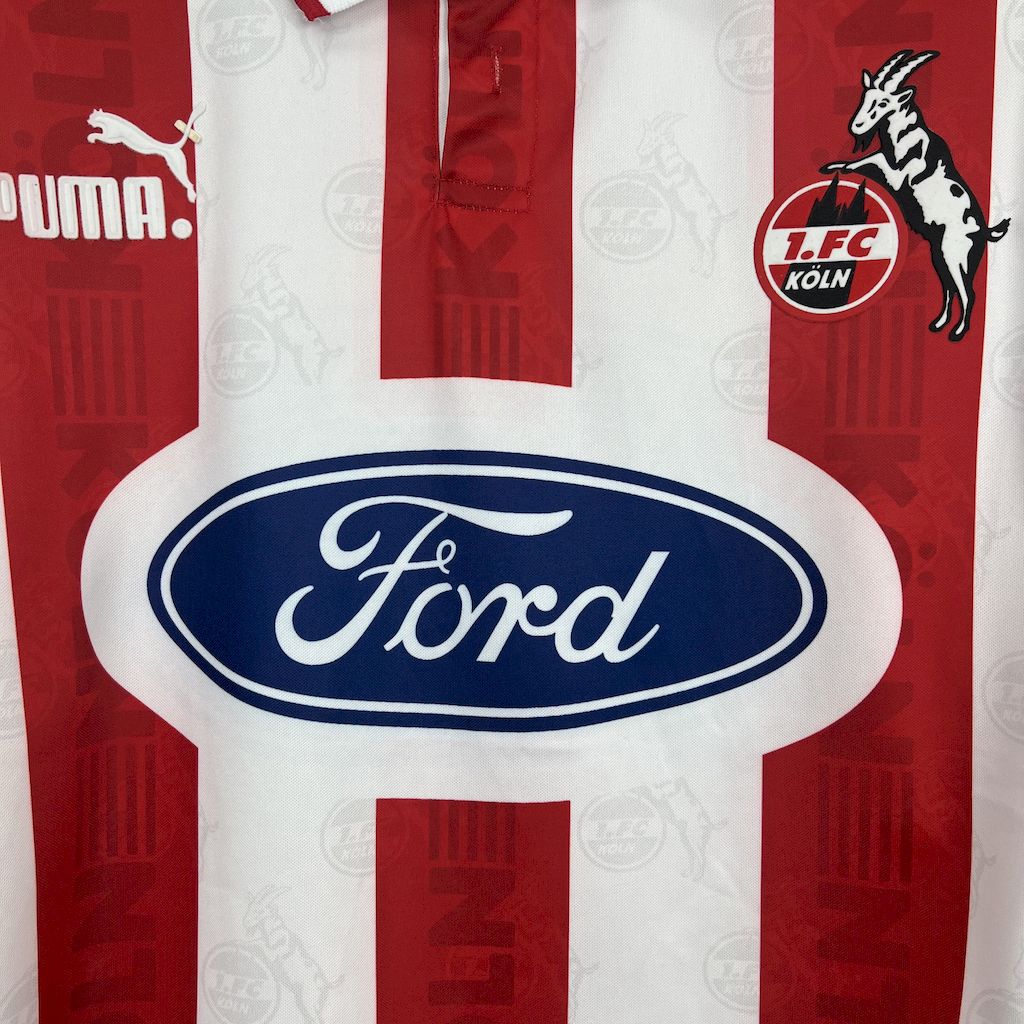1995/1996 Retro FC Köln Home Football Jersey 1:1 Thai Quality