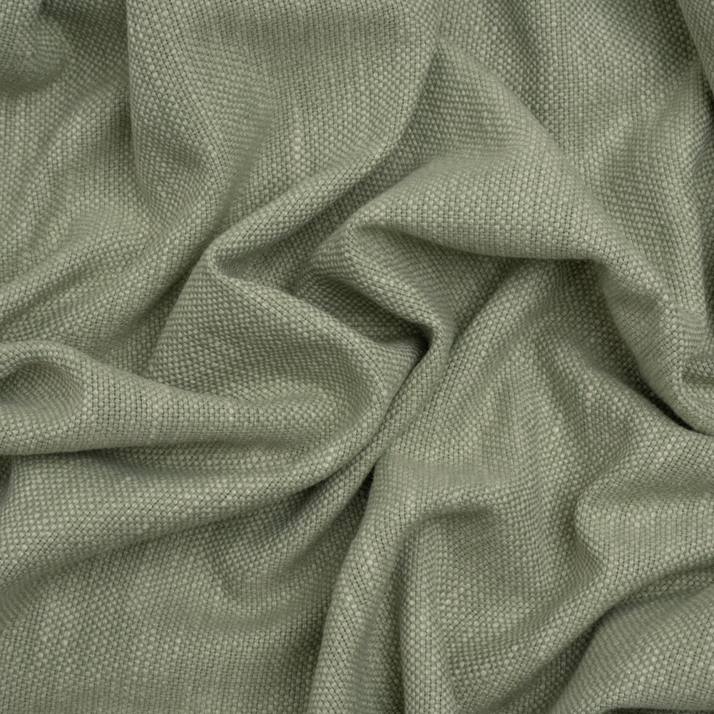 Linen Look Recycled Polyester and Cotton Woven - Eucalyptus - British Imported - Joann Fabrics