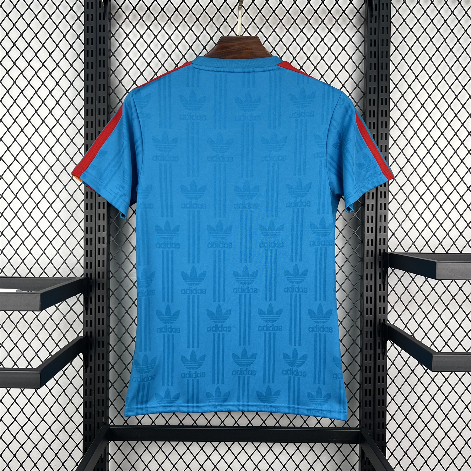Spain 2026 Solid Blue With Red Trim Special Jersey - Fans Version - UnitedFutballJersey