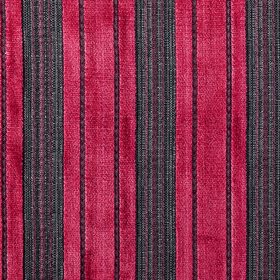 Roja Red/Heather Gray Stripes Chenille - Joann Fabrics