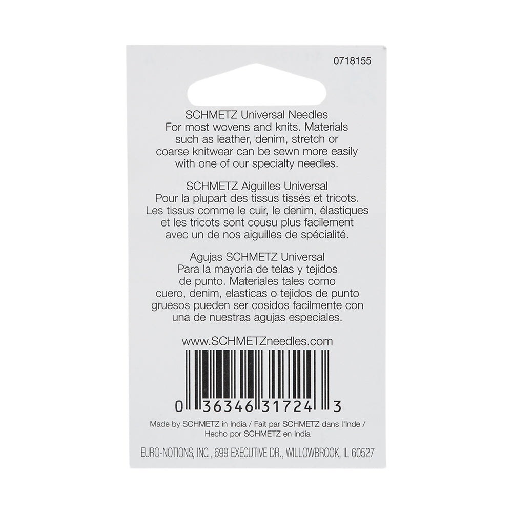 Schmetz Universal Machine Needles - 60/8 - 5 ct - Joann Fabrics