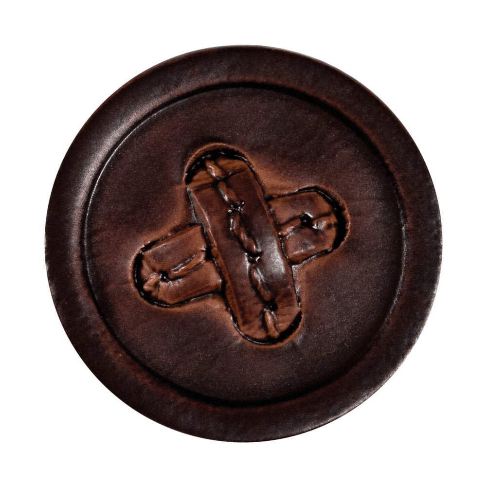 Brown Cross Stitch Plastic Shank Back Button - 54L/34mm - Joann Fabrics