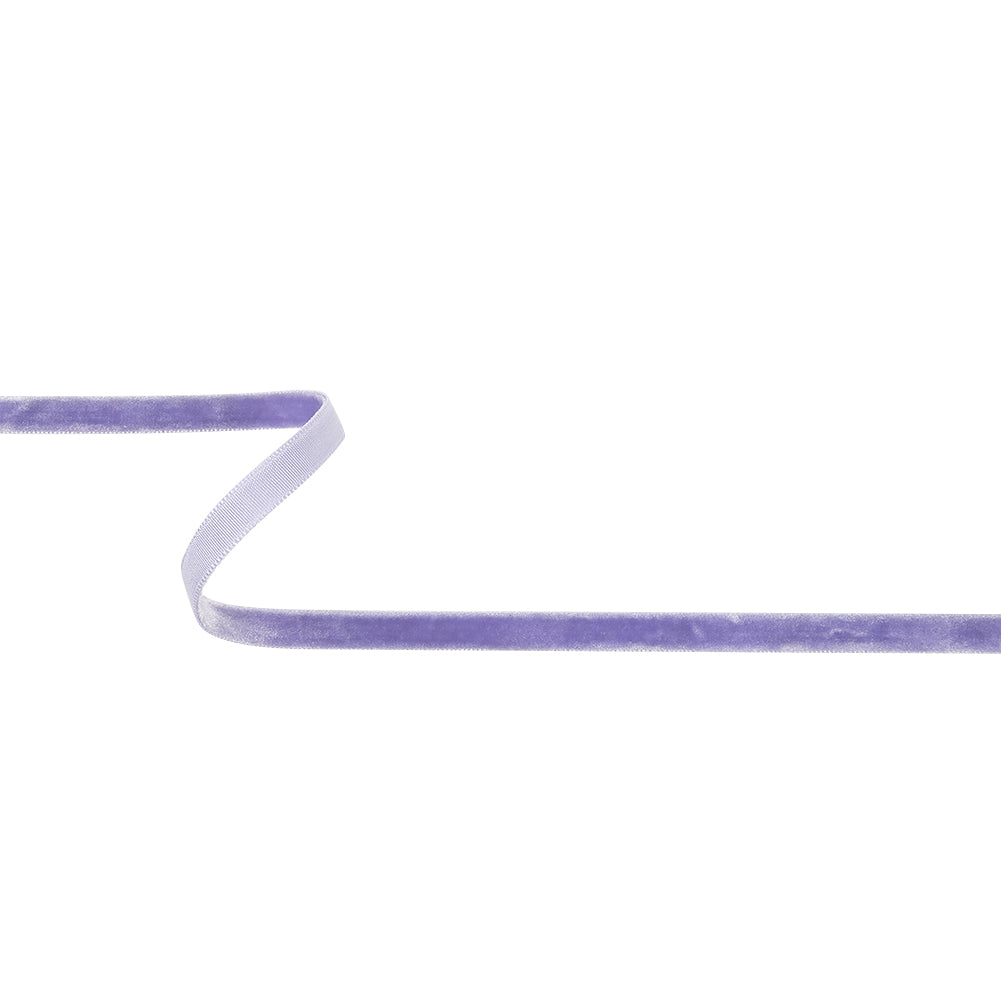 Lilac Single Face Velvet Ribbon - 0.3125