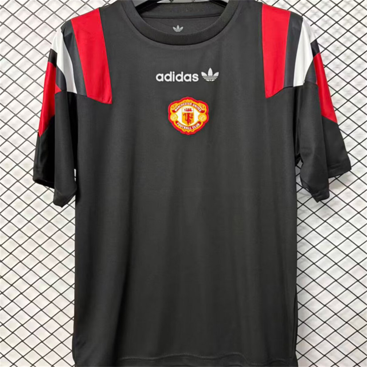 Manchester United 26-27 EQT Cotton Black Special Jersey - Fans Version - UnitedFutballJersey