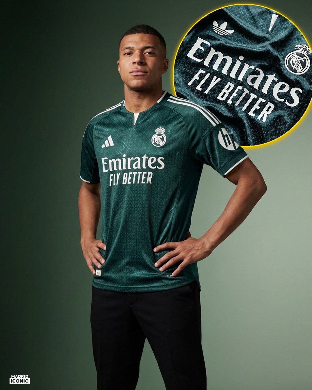Real Madrid 2026/27 Dark Green Away Football Shirt | S–XXL