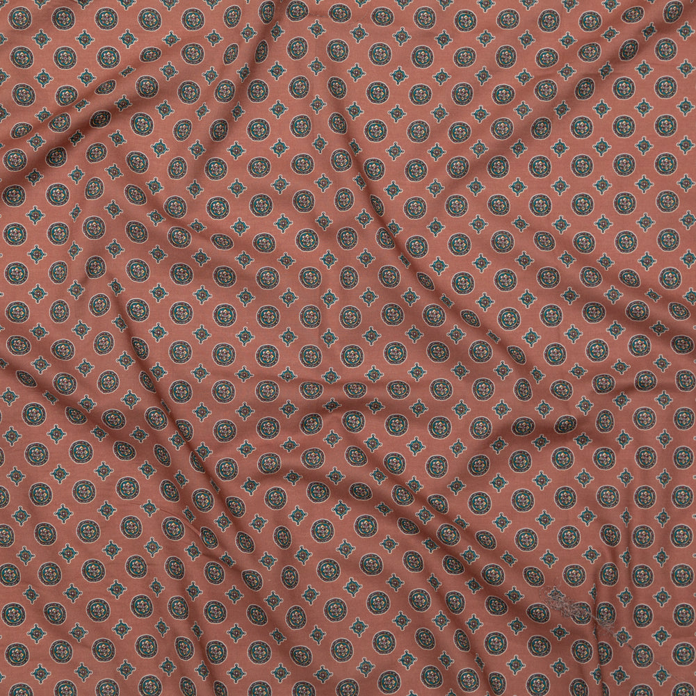 Cotton Voile - Rose Taupe Medallions - Peaceful Ease Print - Mood Exclusive Kenko Collection - Joann Fabrics