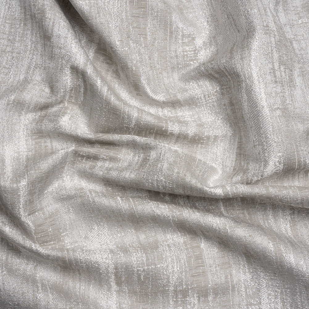 Drapery Jacquard - Silver Distressed Abstract - British Imported - Joann Fabrics