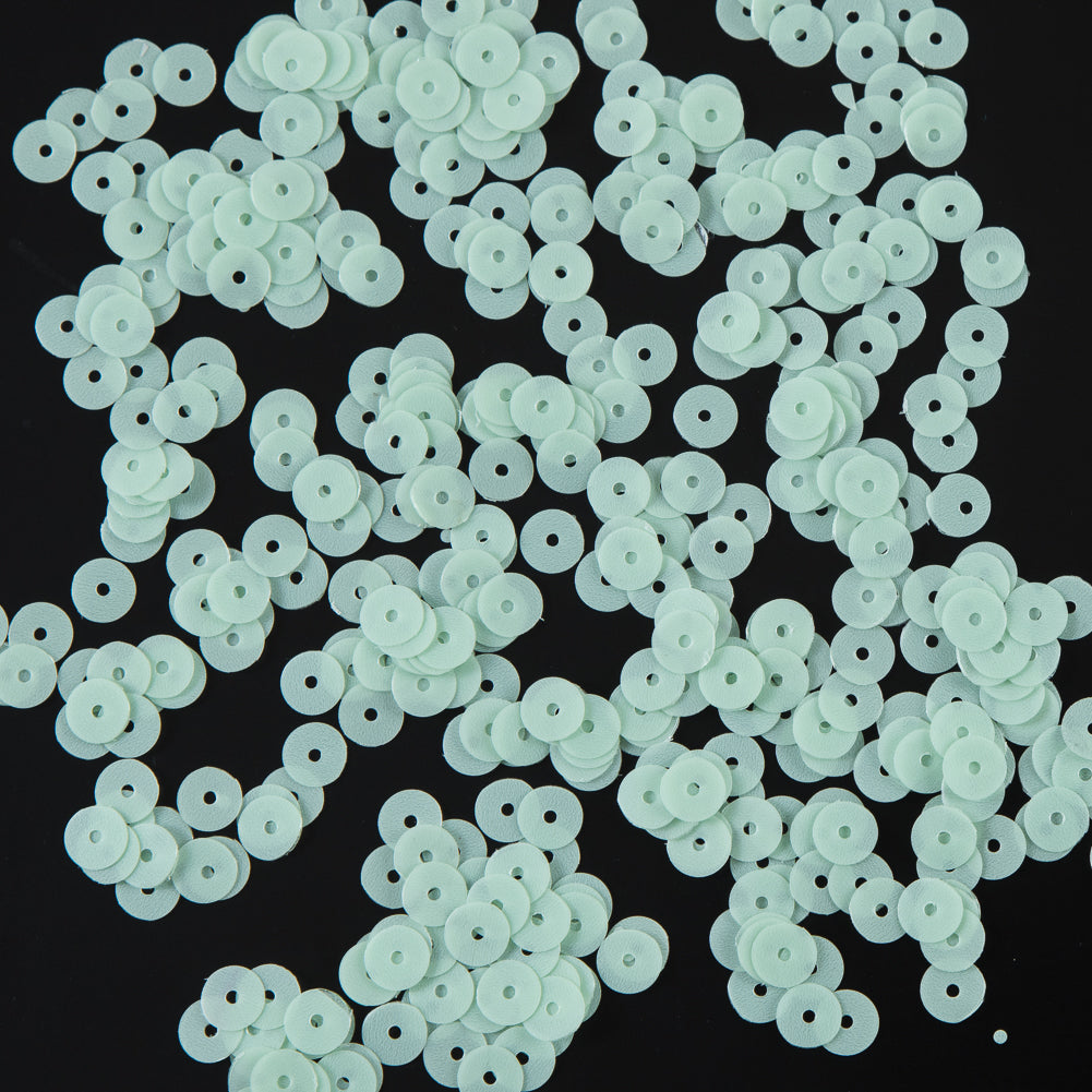 Bag of Tea Green Dull-Bright Loose Sequins - 6mm - Joann Fabrics