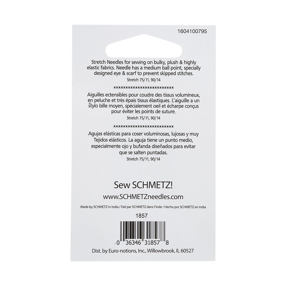 Schmetz Fleece Machine Needles - Stretch Assorted Sizes - 5 ct - Joann Fabrics