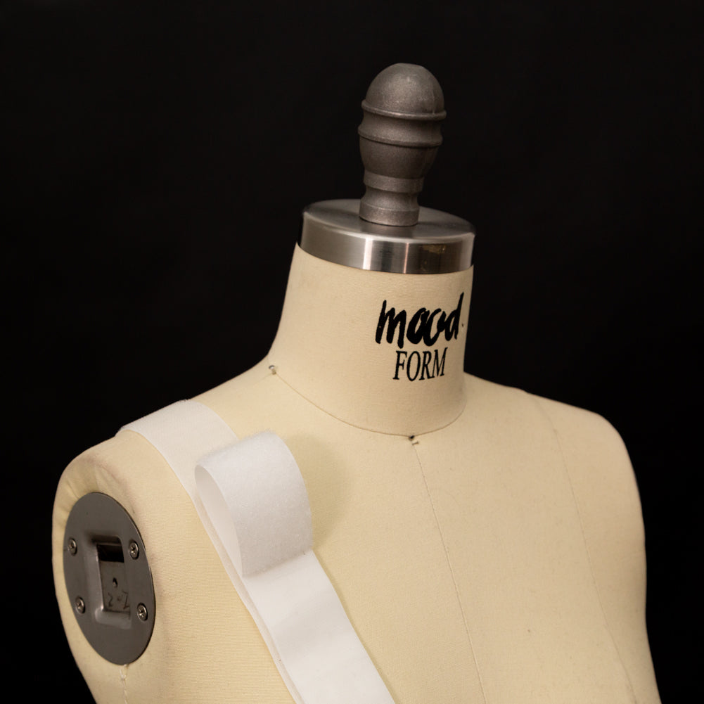 White Sticky Back VELCRO&reg; Brand Fastener - 1.5