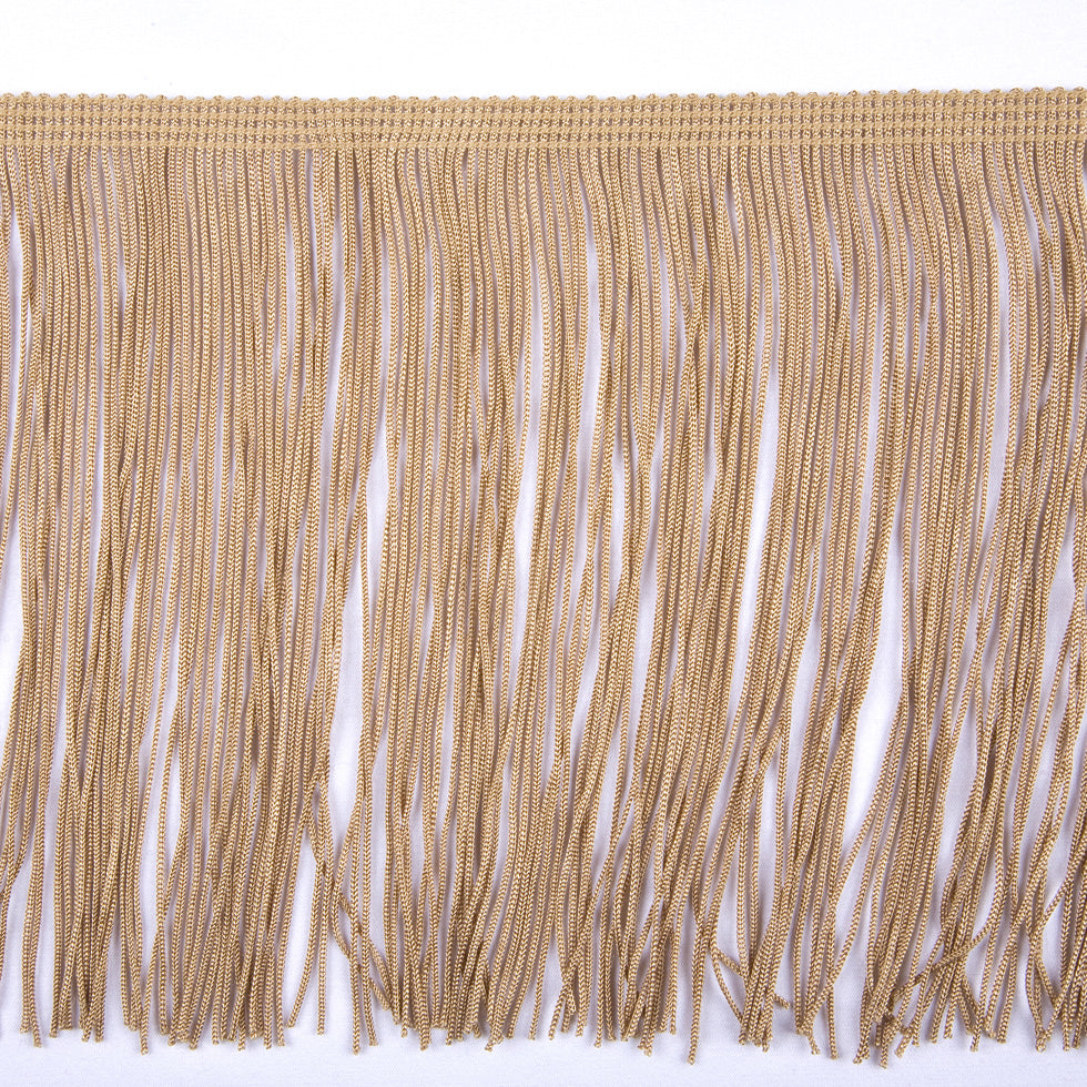 Gold Chainette Fringe - 12