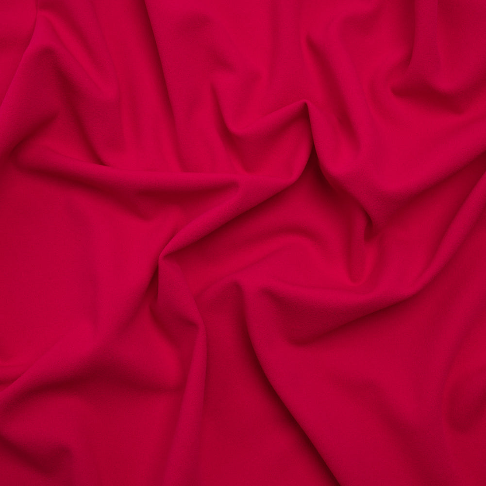 Stretch Polyester Crepe Double Knit - Dragon Fruit Pink - Designer Deadstock - Joann Fabrics